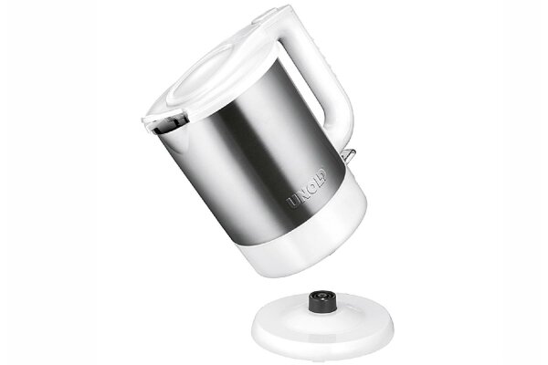 UNOLD Wasserkocher 18010 Edelstahlgehäuse 1,5 l 2200 W weiß