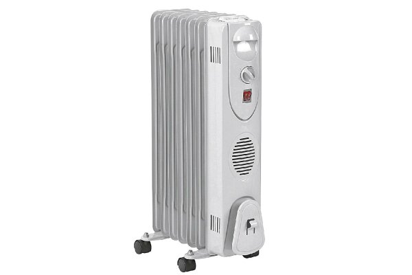 HELLER Radiator HRO 1507 7 Rippen, 1500 W hellgrau