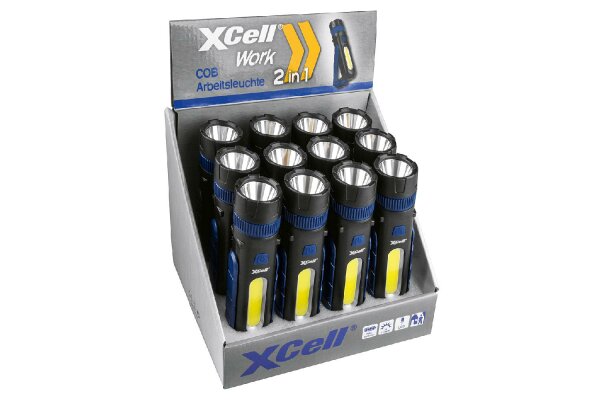 XCELL Work COB Arbeitsleuchte 2in1 im 12er Display