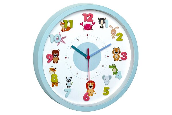 TFA Wanduhr Kinder Tiermotive Ø30,9cm