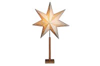 STAR TRADING Standleuchter Stern Karo Maxi 100cm...