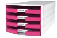 HAN Schubladenbox IMPULS DIN A4/C4 4 Trend Colour pink