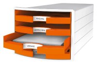 HAN Schubladenbox IMPULS DIN A4/C4 4 Trend Colour orange