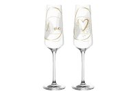 LEONARDO Sektglas 280ml Love 2er Set