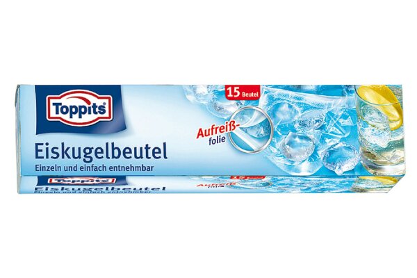 TOPPITS Eiskugelbeutel Pack für 300 Eiswürfel