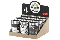 LA VIDA Display Becher Thermo to go Salt&Pepper 240ml...