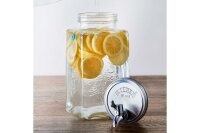 KILNER Getränkespender aus Glas 3l 32,7x14x18cm transparent