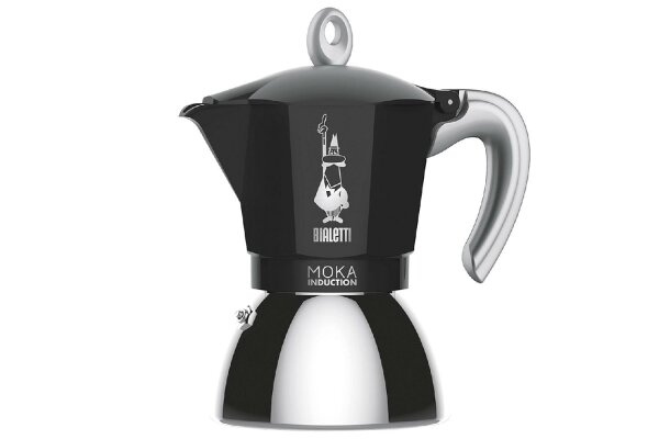 BIALETTI Espressokocher New Moka Induktion 2 Tassen schwarz