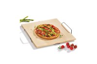 KÜCHENPROFI Pizzastein mit Gestell 38x33,5x1cm