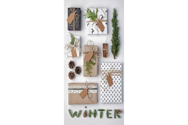 Banner Winter 90x180cm beidseidig bedruckt 100 % Polyester