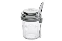 KILNER Frühstücksglas mit Löffel und...