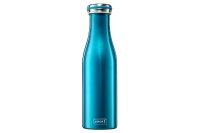 LURCH Thermo-Isolierflasche Edelstahl 0,5l wasserblau