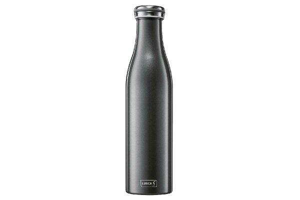 LURCH Thermo-Isolierflasche Edelstahl 0,75l anthrazit-metallic