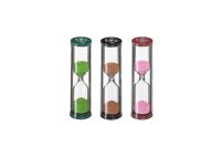 KÜCHENPROFI Sanduhr Tea-Time 8cm Ø2,3cm 3er Set