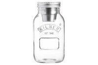 KILNER Food on the go Glas 1l mit Dressing/Saucen Einsatz