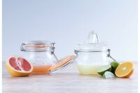 KILNER Orangenpresse aus Glas mit Drahtbügelglas 0,5l