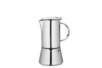 CILIO Espressokocher Aida 6 Tassen Edelstahl poliert 21cm...