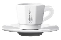 BIALETTI Espressotasse mit Untertasse achteckig...