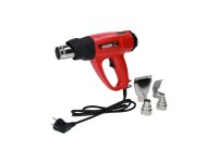 KS-TOOLS Heißluftgebläsesatz 2000W digital 5-tl mit LCD-Anzeige