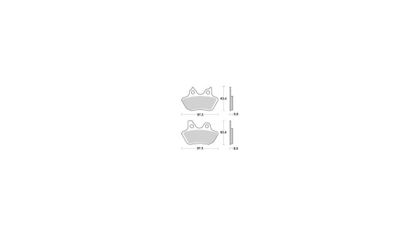 TRW Bremsbelag "MCB 777" Satz Typ PC, Organisch Performance Comfort