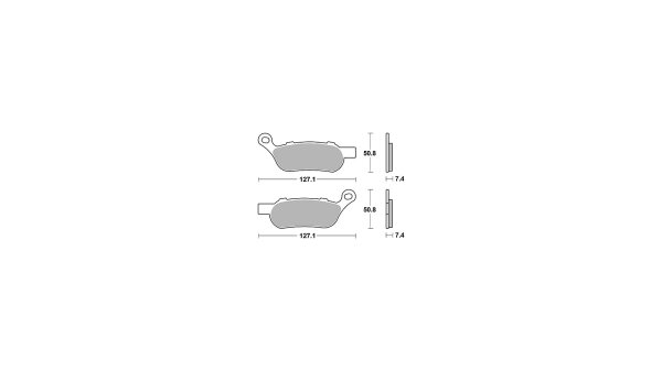 TRW Bremsbelag "MCB 814" Satz Typ PC, Organi