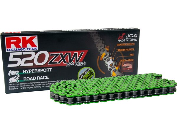 RK Kette "520ZXW Color" 5/8 x 1/4 XW-Ring Premium  110 Glieder gr