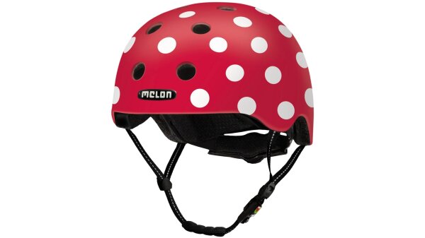 MELON Helm "All Stars" Urban Active, Mag dotty white matt, Gr. XL-XXL (58-63 cm)