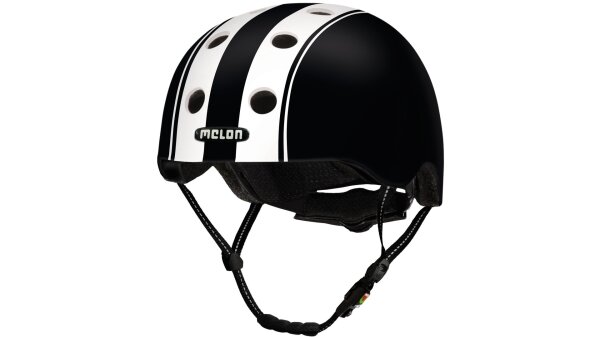 MELON Helm "All Stars" Urban Active, Mag double white black matt, Gr. XXS-S (46-52 cm)