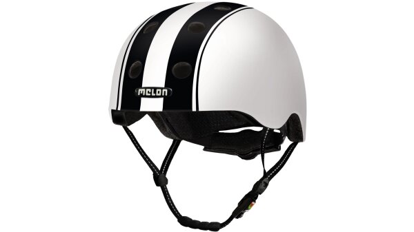 MELON Helm "All Stars" Urban Active, Mag double black white matt, Gr. M-L (52-58 cm)