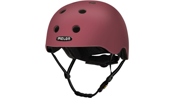 MELON Helm "Posh" Urban Active, Magnetverschluss,  Paris, rot mat