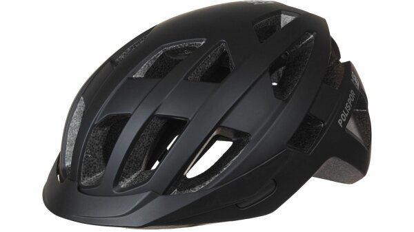 POLISPORT Helm "City-Move" Twin Shell Ko black matt, Gr. L (58-61 cm)