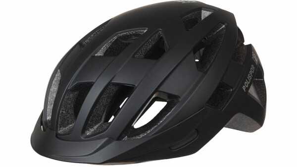 POLISPORT Helm "City-Move" Twin Shell Konstruktion black matt, Gr