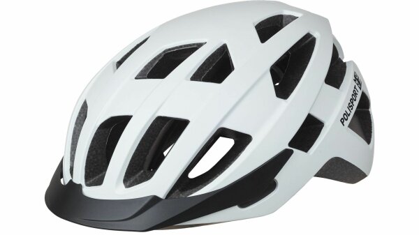 POLISPORT Helm "City-Move" Twin Shell Ko white matt, Gr. M (54-58 cm)