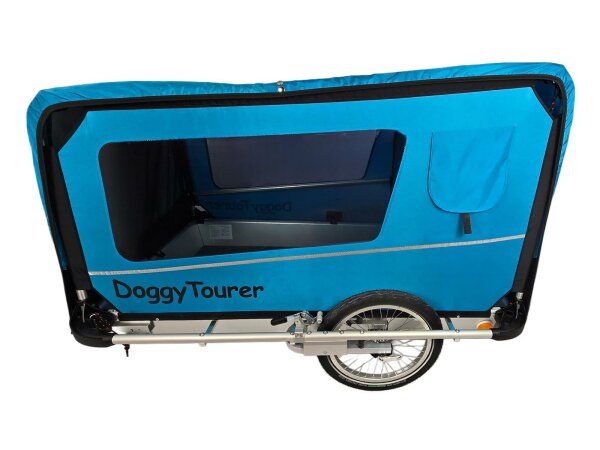 DOGGYTOURER Hundeanhänger Doggy Tourer XL Extra g 9001:2008 blau