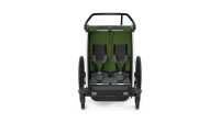 THULE Kinderanhänger "Chariot Cab 2"  ei aluminium / zypressengrün