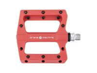 BRAVE Plattform-Pedal "Dirt 2"  SB-verpa rot