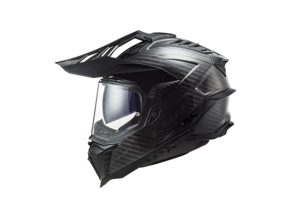 LS2 Endurohelm "MX701 Explorer Carbon So schwarz, Gr. 59 / 60 = L