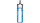 ROCKSHOX Federgabel "SID Ultimate Race D blau, mit TwistLoc, links