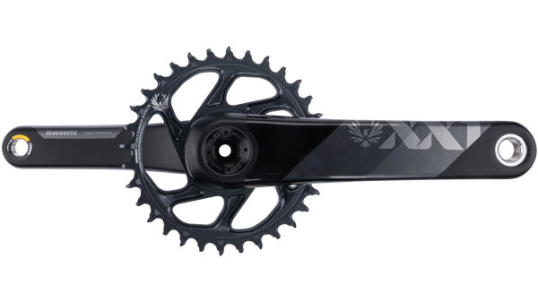 SRAM Kettenradgarnitur "XX1 Eagle" DUB,  32 Zähne, 175 mm Kurbellänge, Kettenlinie 55 mm, grau