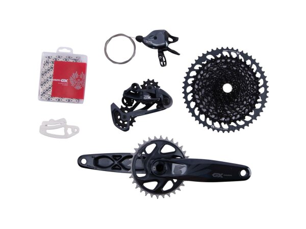 SRAM Schaltgruppen-Set "GX Eagle" Besteh 175 mm Kurbellänge