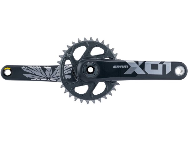 SRAM Kettenradgarnitur "X01 Eagle" 1-fac 32 Zähne, 175 mm Kurbellänge, Kettenlinie 55 mm, lunar polar