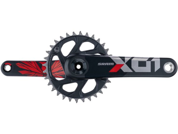 SRAM Kettenradgarnitur "X01 Eagle" 1-fach, DUB, oh 32 Zähne, Boos