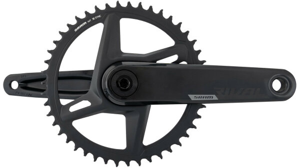 SRAM Kettenradgarnitur Powermeter "Rival 46 Zähne, 160 mm Kurbellänge