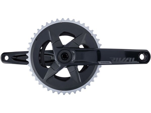 SRAM Kettenradgarnitur Powermeter "Rival 30 / 43 Zähne, 170 mm Kurbellänge, Wide Achse, 47,5 mm Kettenlinie, Lochkreis 94 mm