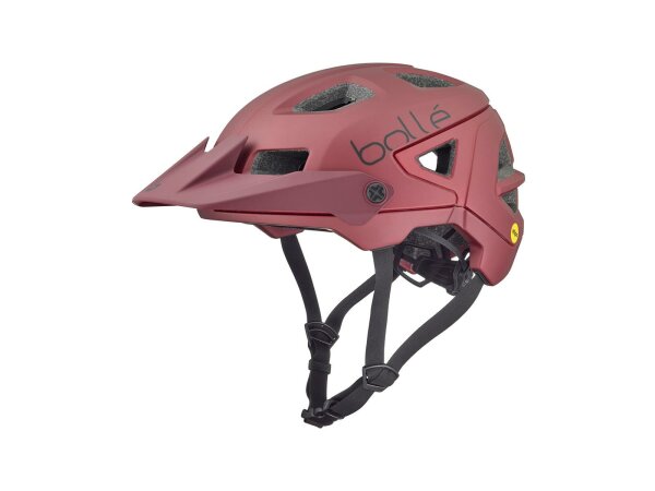 BOLLÉ MTB-Helm "Trackdown MIPS" Adjustab garnet matte, Gr. L (59-62 cm)