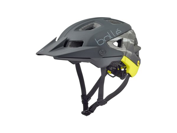 BOLLÉ MTB-Helm "Trackdown MIPS" Adjustab black acid matte, Gr. S (52-55 cm)