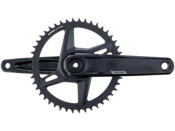 SRAM Kettenradgarnitur "Rival 1 AXS" 1-f 46 Zähne, 170 mm Kurbellänge