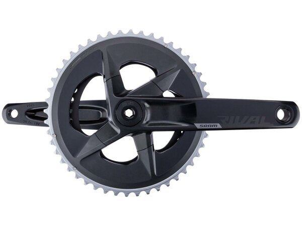 SRAM Kettenradgarnitur "Rival AXS" 2-fac 35 / 48 Zähne, 172,5 mm Kurbellänge, Kettenlinie 45 mm, Lochkreis 107 mm