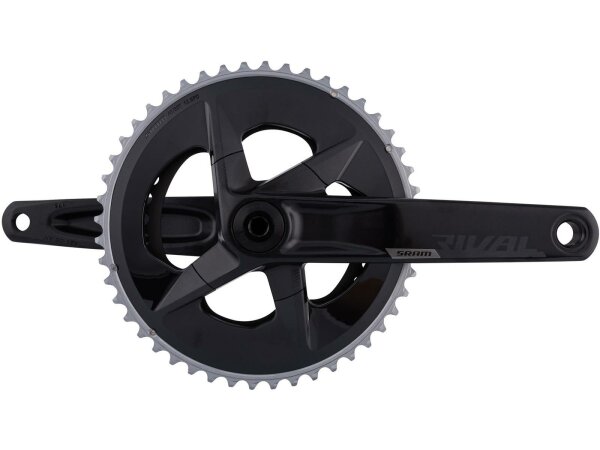 SRAM Kettenradgarnitur "Rival AXS" 2-fac 35 / 48 Zähne, 175 mm Kurbellänge, Kettenlinie 45 mm, Lochkreis 107 mm