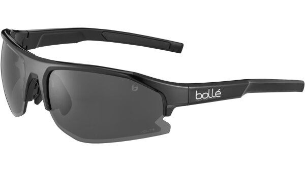 BOLLÉ Sportbrille "Bolt 2.0" Größe Mediu Anti-Fog Antibeschlags-Beschichtung black shiny, Gläser TNS, Cat. 3, hochwertiges Polycarbonat